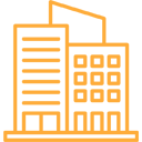 Ícone de desmobilização de ativos industriais e prediais